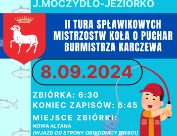 UWAGA ! II TURA MISTRZOSTW KOŁA! 8.09.2024