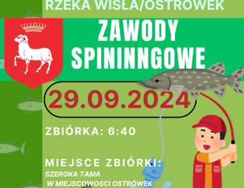 Zawody spininngowe na rzecze Wiśle 29.09.